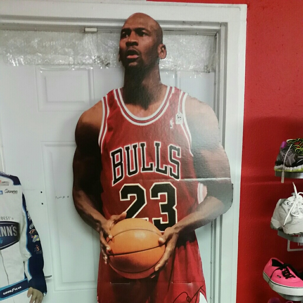 Vintage Michael Jordan life size display